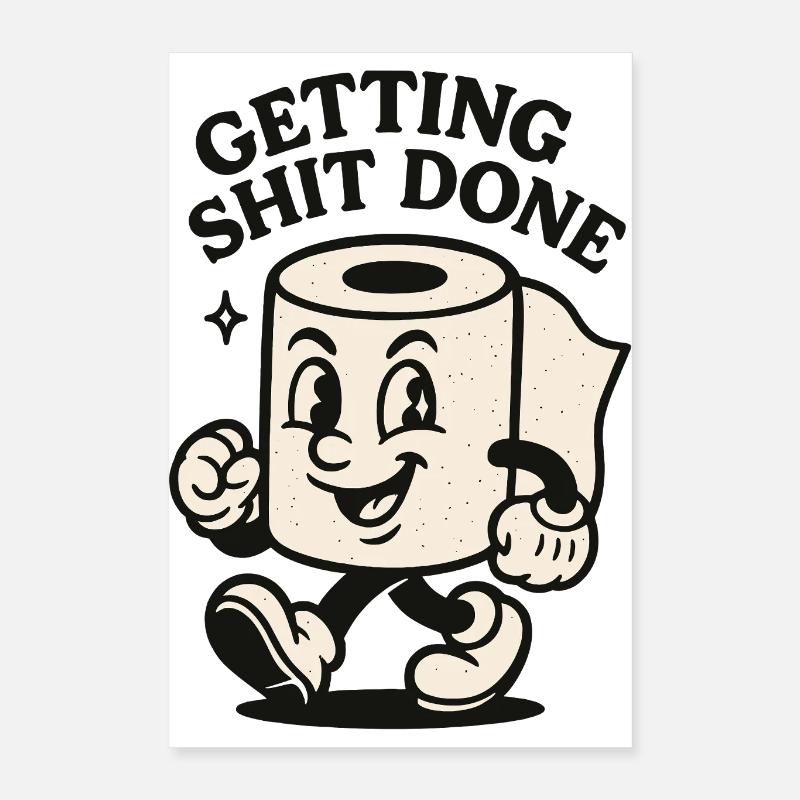 Scheiße erledigen Poster 40x60 cm