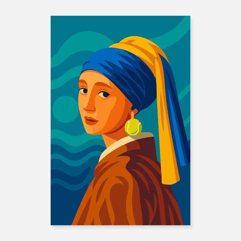 Die Jungfrau (in der Schwebe) Poster 40x60 cm