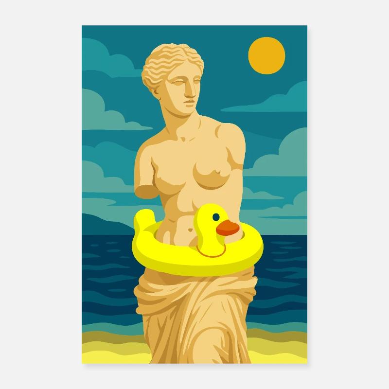 Die Venus (am Strand) Poster 40x60 cm