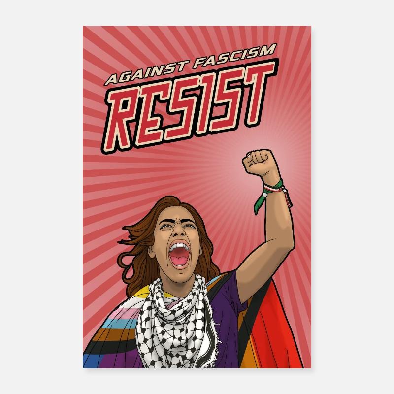 Resist - Poster 40 x 60 cm - blanc