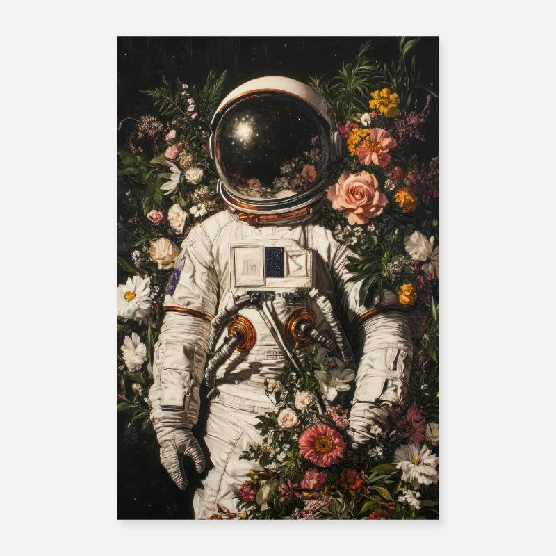 Cosmic Bloom Entdecker Poster 40x60 cm