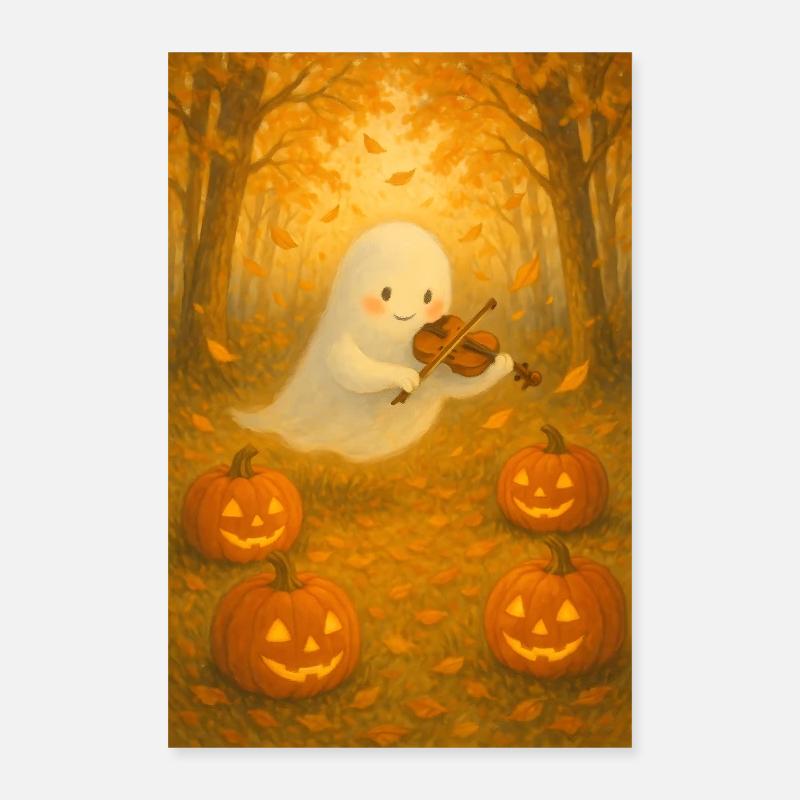 Sweet Halloween Ghost Poster 16" x 24" (40x60 cm)
