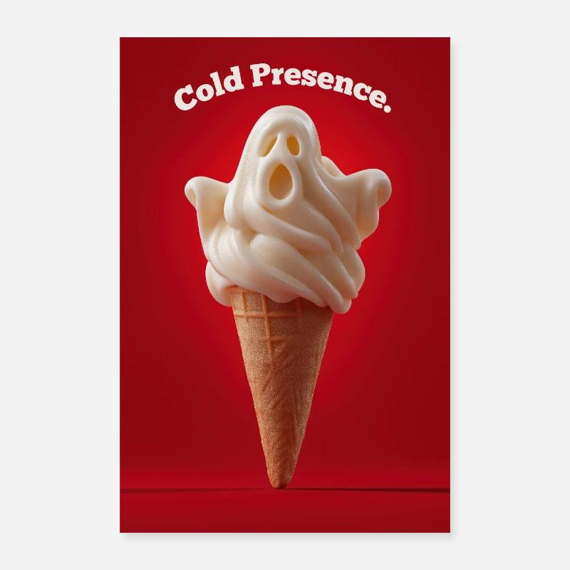 Cold Presence Ghost Cone Poster 16" x 24" (40x60 cm)