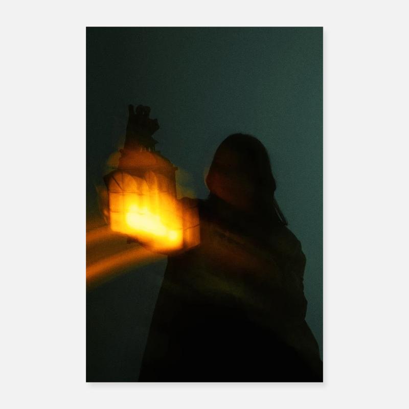 Veilleuse à l’ombre Poster 40 x 60 cm