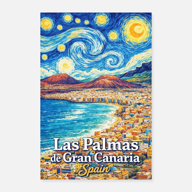 Las Palmas de Gran Canaria, Espagne Poster 40 x 60 cm