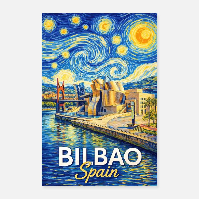 Bilbao Spain Poster 16" x 24" (40x60 cm)