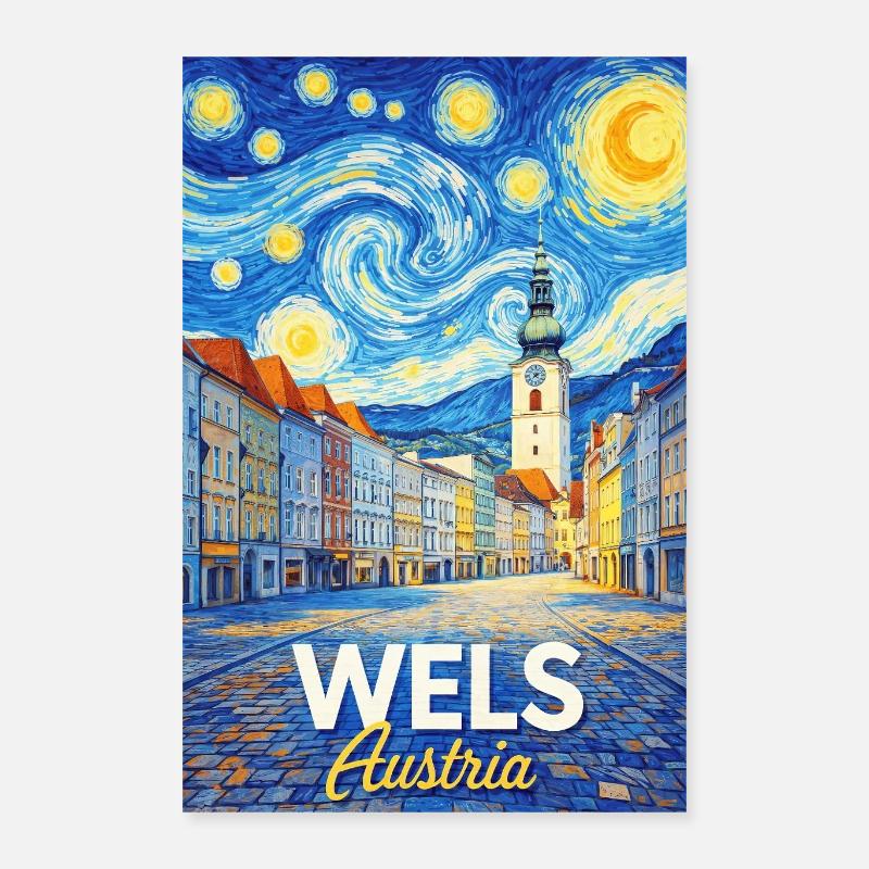 Wels, Austria Poster 40x60 cm