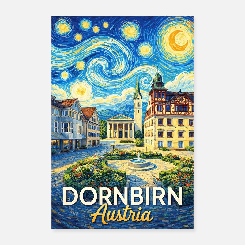 Dornbirn, Autriche Poster 40 x 60 cm