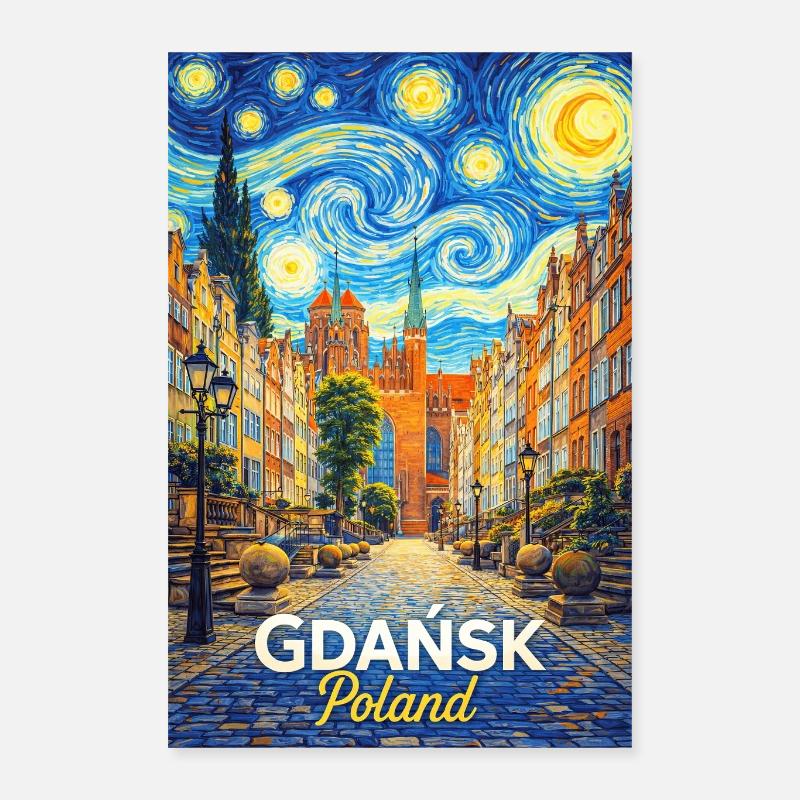 Gdańsk, Pologne Poster 40 x 60 cm