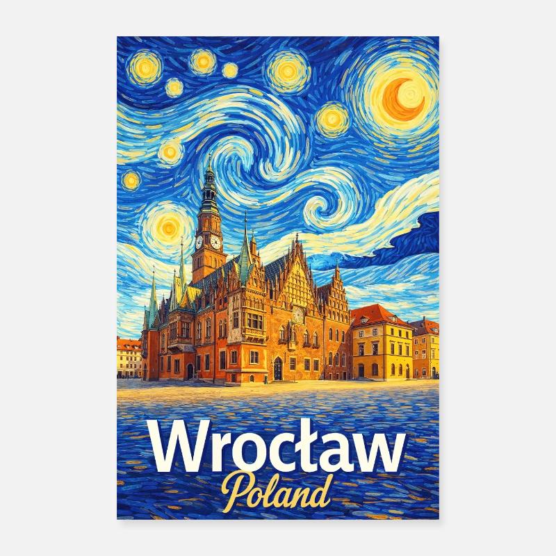 Wrocław, Pologne Poster 40 x 60 cm