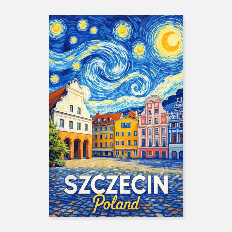 Szczecin, Pologne Poster 40 x 60 cm