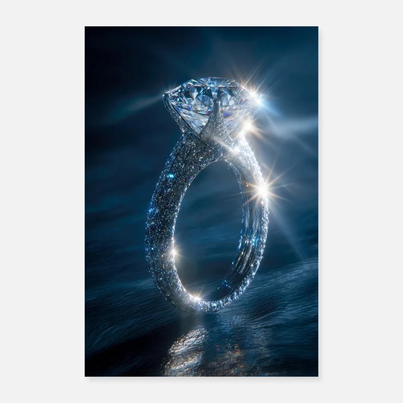 Diamond Ring Gleam Poster 16" x 24" (40x60 cm)