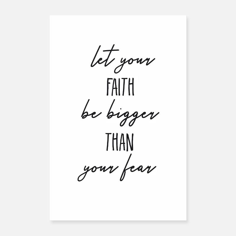 Que ta foi soit plus grande! Poster 40 x 60 cm