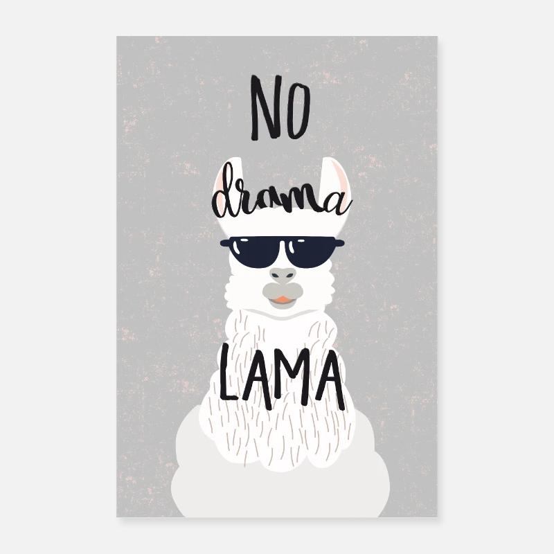 pas de drama lama Poster 40 x 60 cm