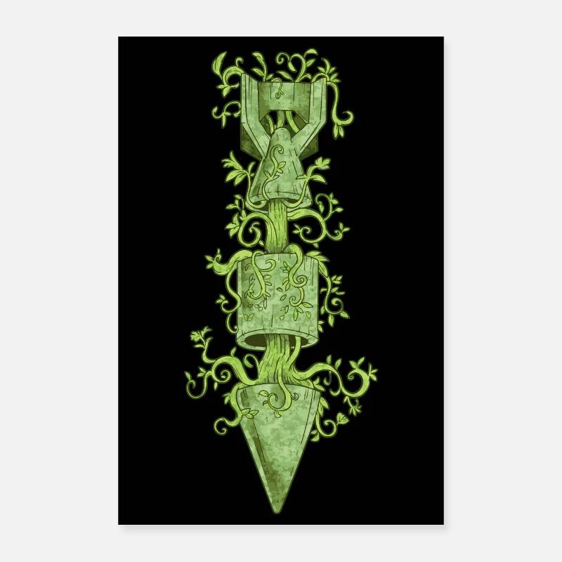 Die Herrschaft der Natur Poster 40x60 cm