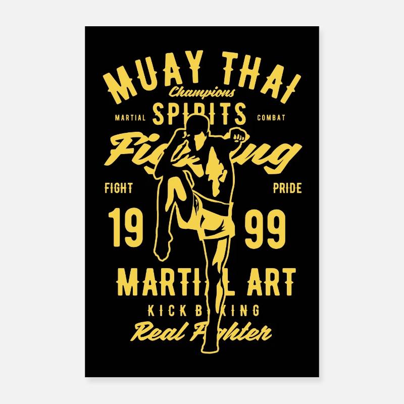 Muay Thai Poster 40x60 cm