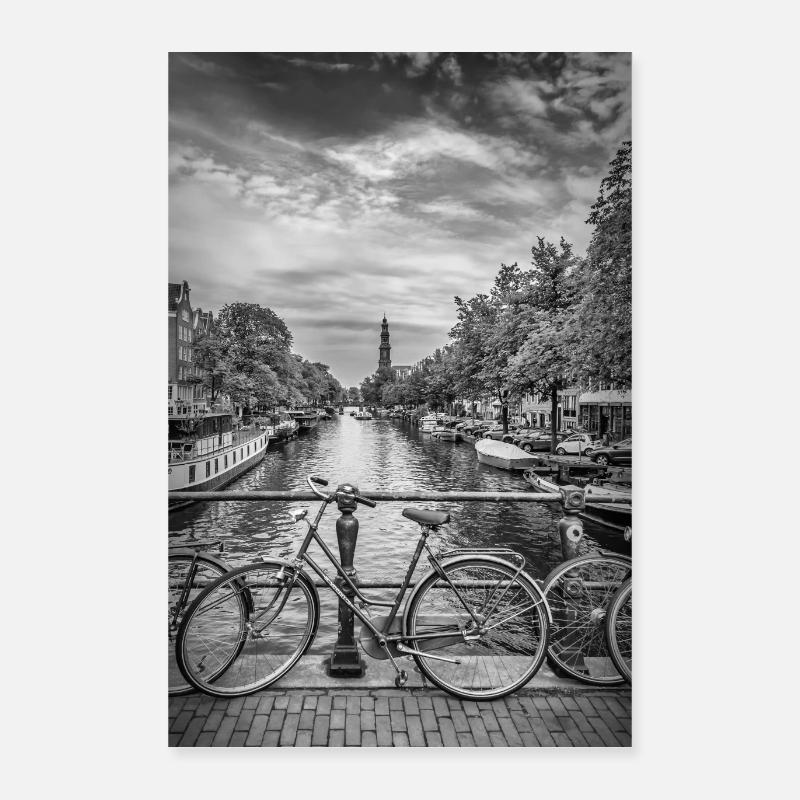 Amsterdam typique | camaïeu Poster 40 x 60 cm