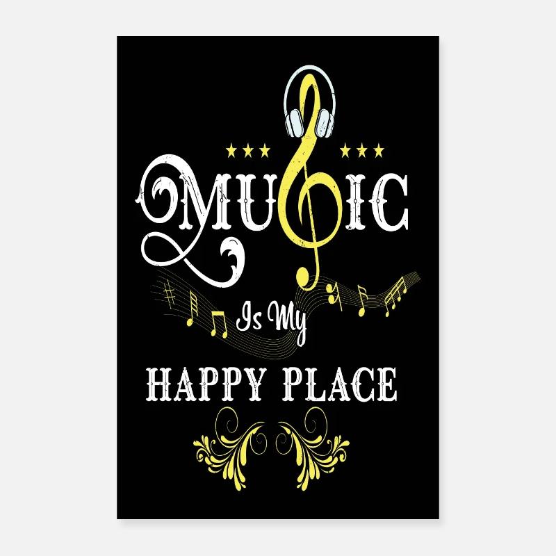 Musik Sprüche Kunst Design Geschenk Poster Poster 40x60 cm