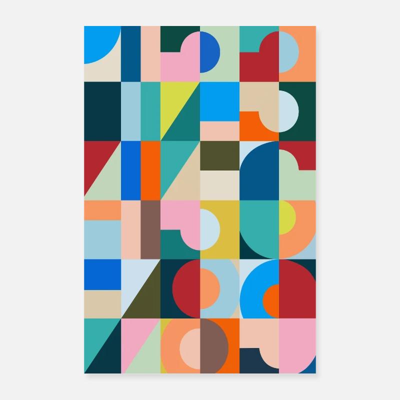 Nombres, chiffres, chiffres Poster 40 x 60 cm