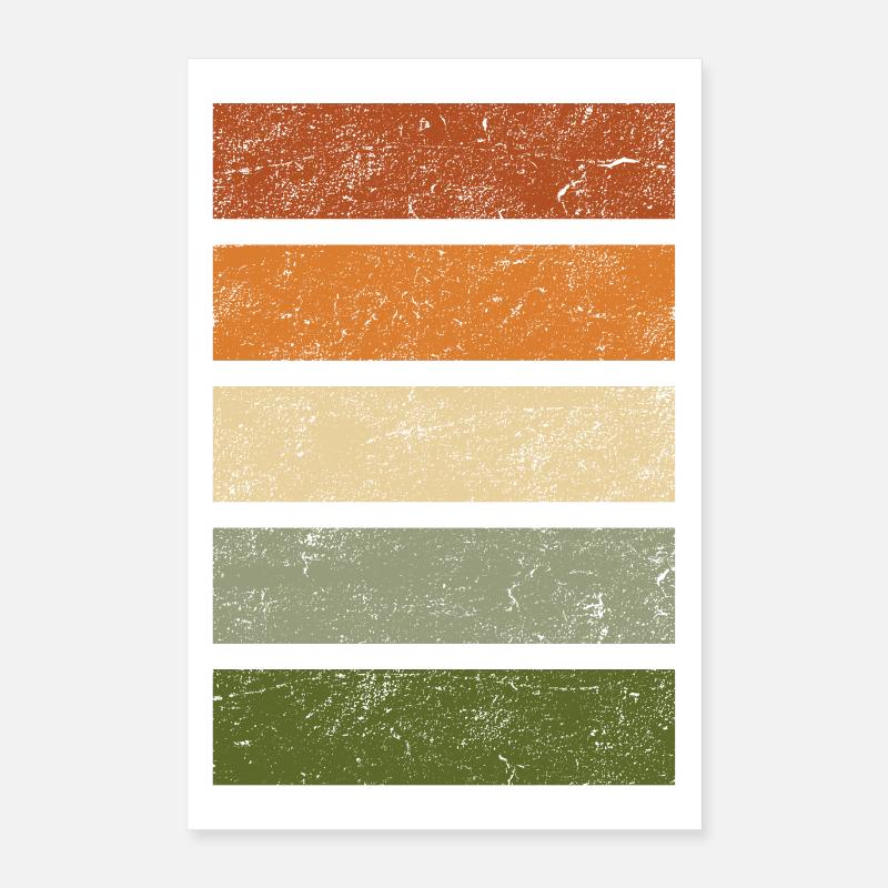 color scheme Autumn vintage Poster 16" x 24" (40x60 cm)