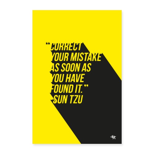 Sun Tzu Quote Print - Poster 16 x 24 (40x60 cm)