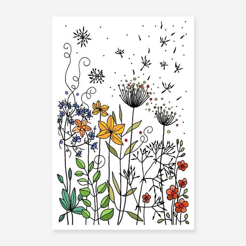 Fleur Poster 40 x 60 cm