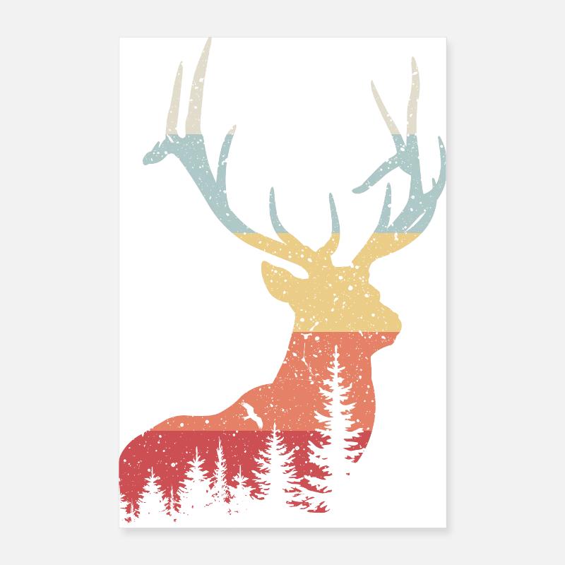 Cerf Poster 40 x 60 cm