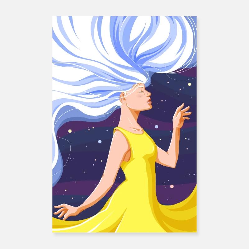 Ms. | Goddess in space Poster 16" x 24" (40x60 cm)