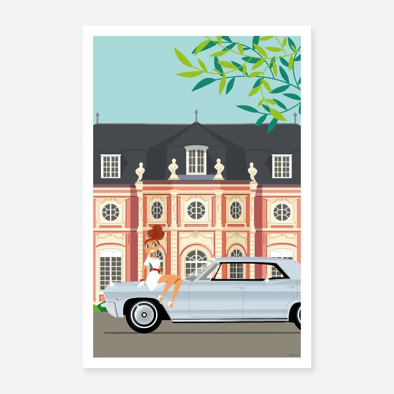 Automobile Poster 40 x 60 cm