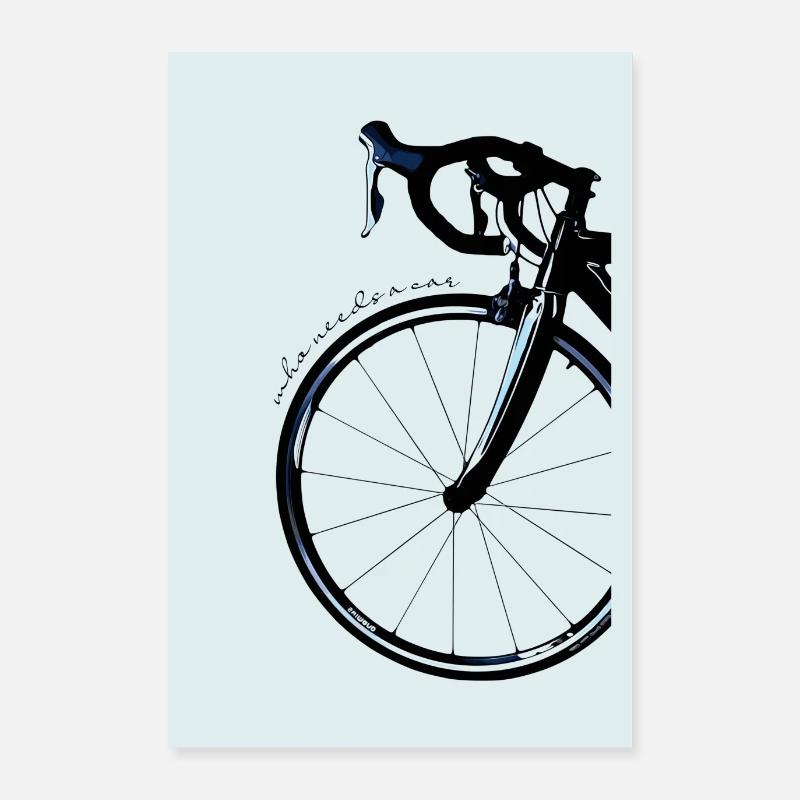 ohne Auto Poster 40x60 cm