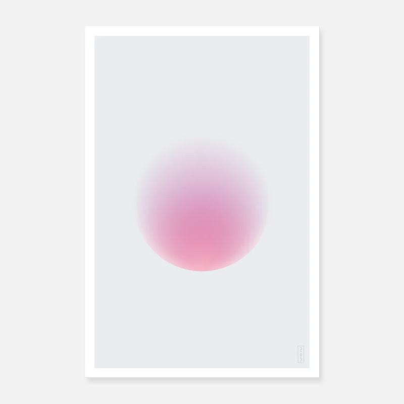 Sphere - Fuchsia - Light Poster 16" x 24" (40x60 cm)