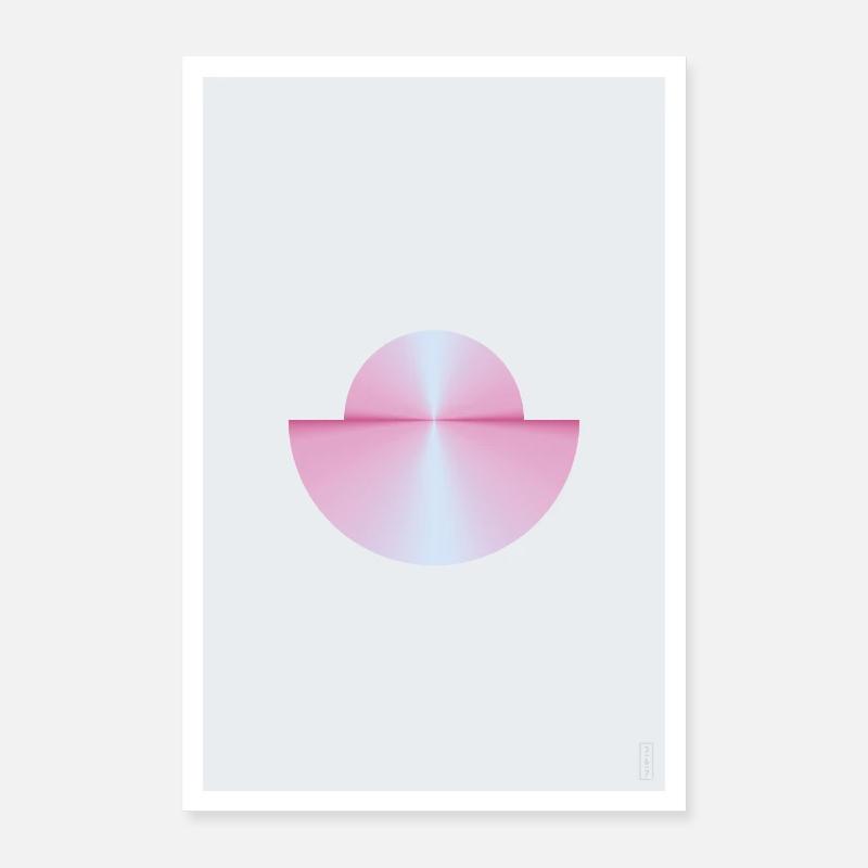 Reflection - Fuchsia - Light Poster 16" x 24" (40x60 cm)