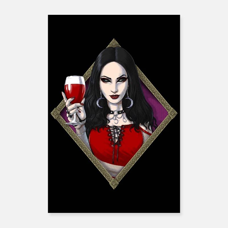 Gothic Hexe Alien Poster 40x60 cm