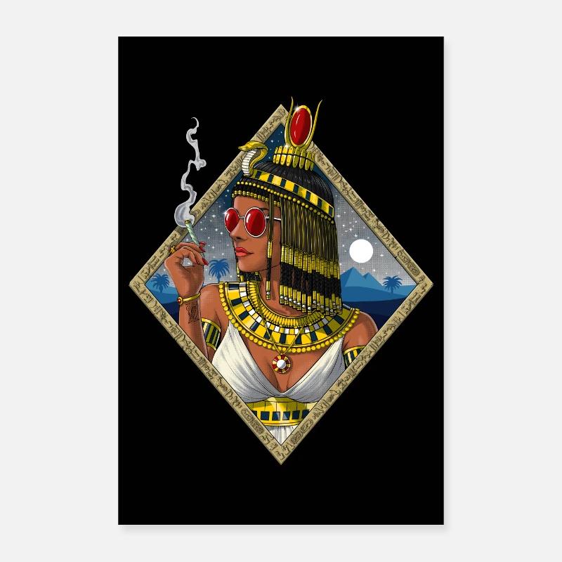 Déesse égyptienne Isis Hippie Stoner Poster 40 x 60 cm