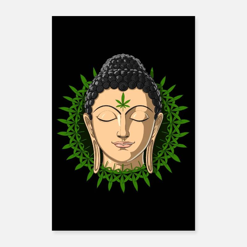 Unkraut Buddha Poster 40x60 cm