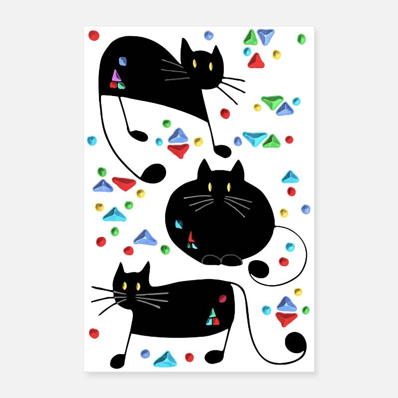 Katzen Poster 40x60 cm
