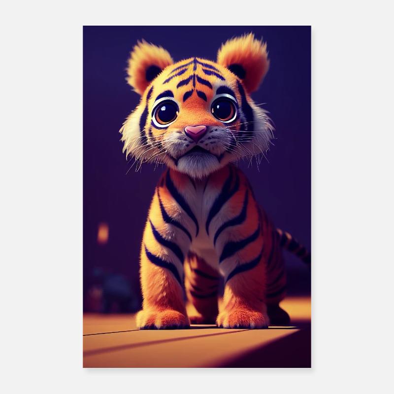 Affiche Tiger Baby Poster 40 x 60 cm