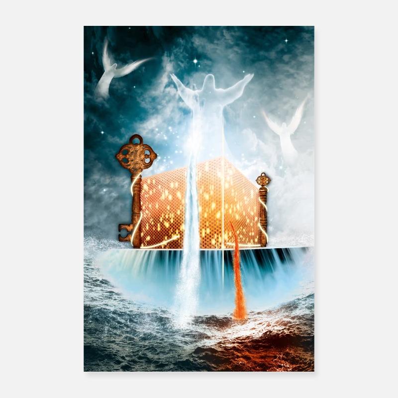 Jésus la pierre angulaire Poster 40 x 60 cm