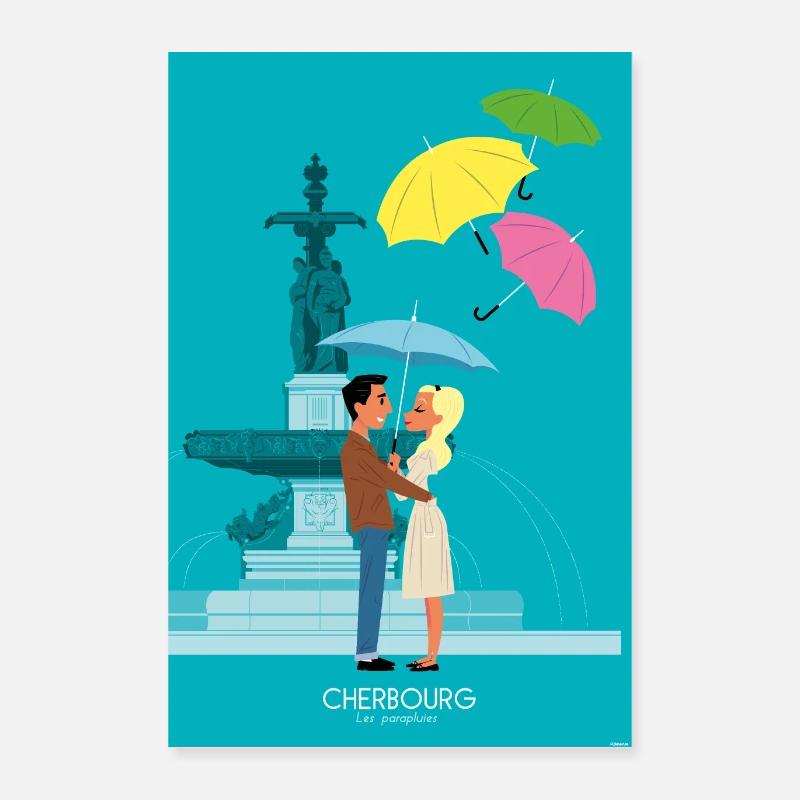 CHERBOURG Poster 40x60 cm
