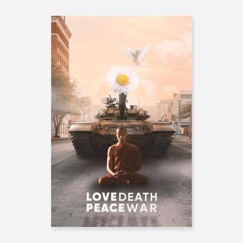 Contrasts. - Poster 40x60 cm - Weiß