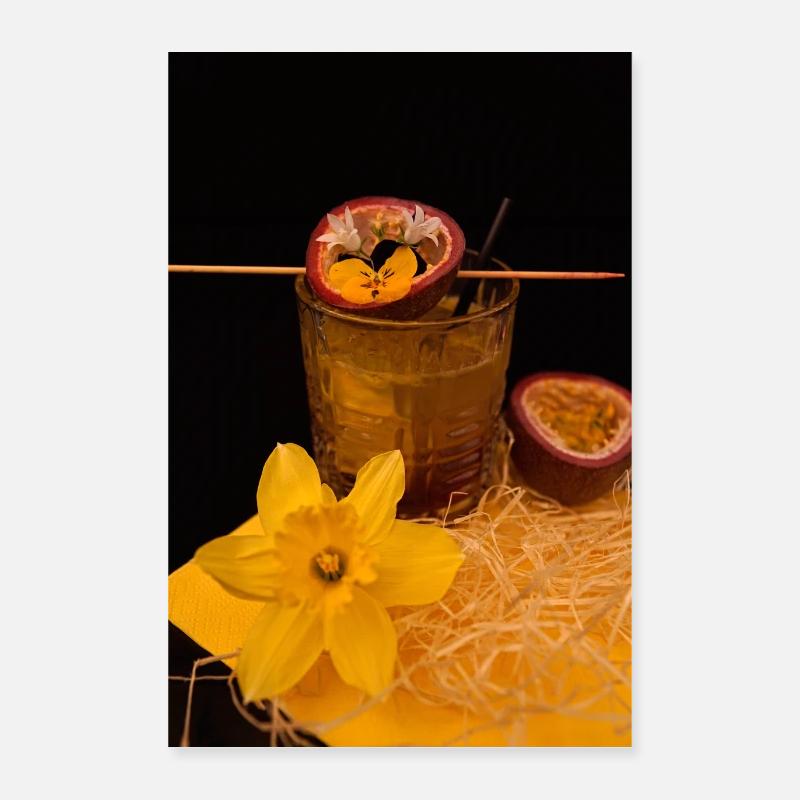 Stillleben Cocktail Poster 40x60 cm