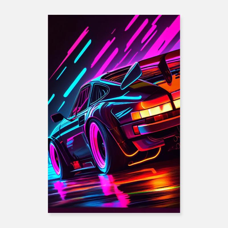 RetroWave 03 Poster 40 x 60 cm