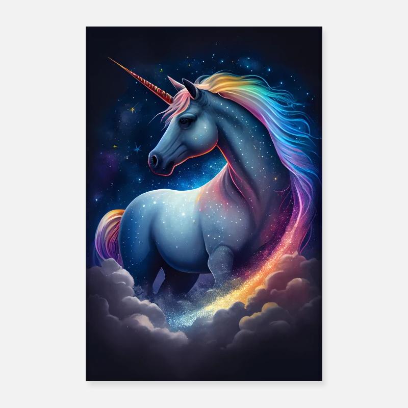 Unicorn 02 Poster 16" x 24" (40x60 cm)