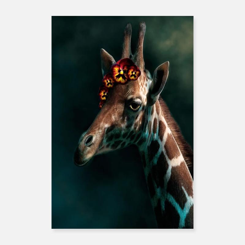 Girafe Poster 40 x 60 cm
