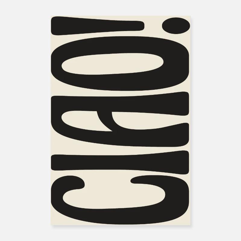 Ciao! Poster 40x60 cm