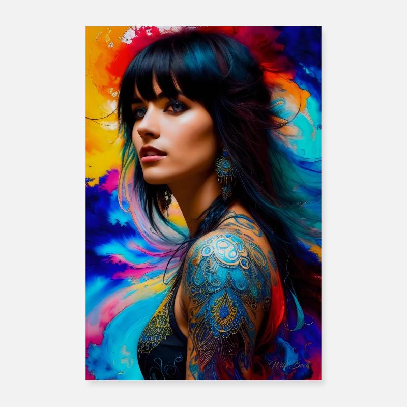 Colorful Beauty 5 Poster 16" x 24" (40x60 cm)