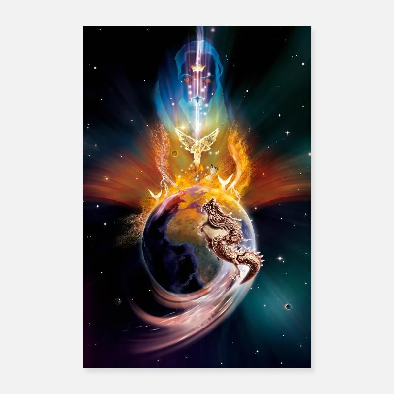 Die Zeit vom Gericht Poster 40x60 cm