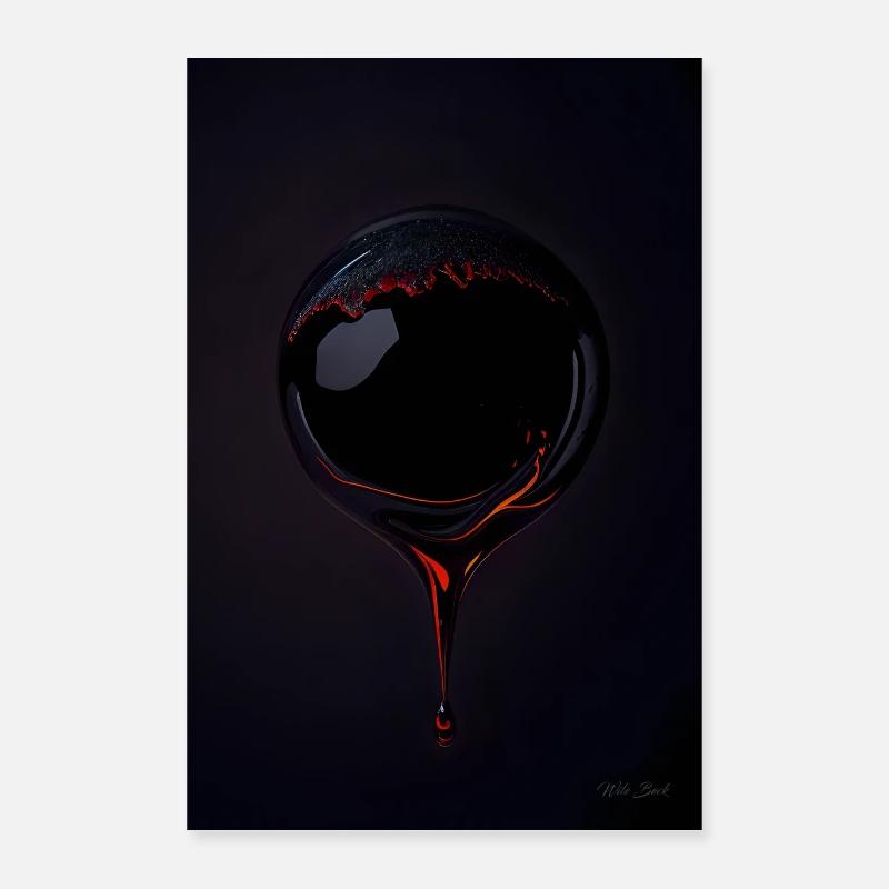 Drops red 1 Poster 16" x 24" (40x60 cm)