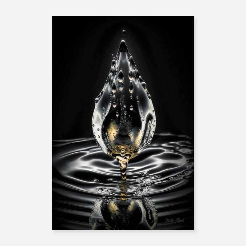 Déposer chrome 1 Poster 40 x 60 cm