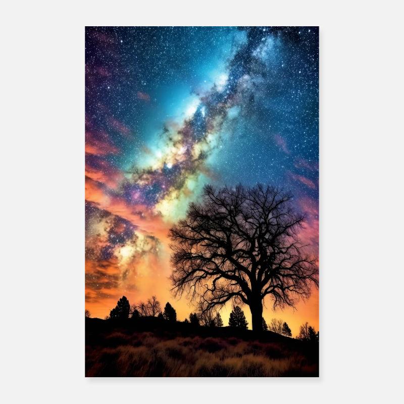 Ciel étoilé Poster 40 x 60 cm